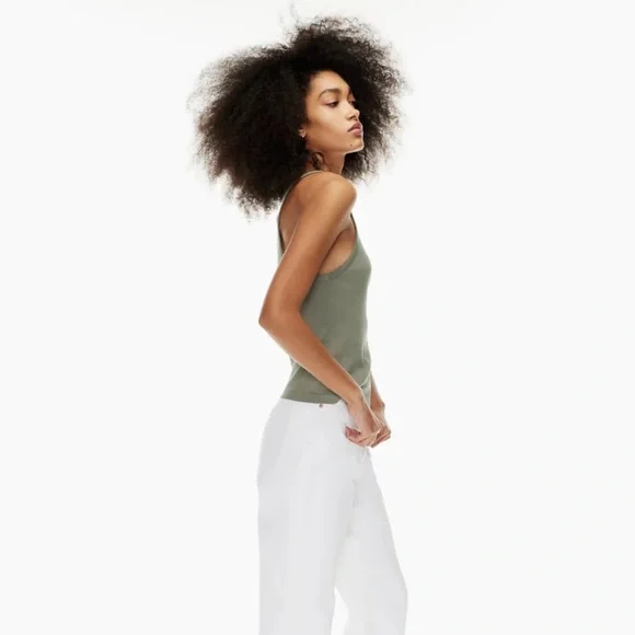 Denim Forum | The Jane Ribbed Tank - Picture 2 of 6